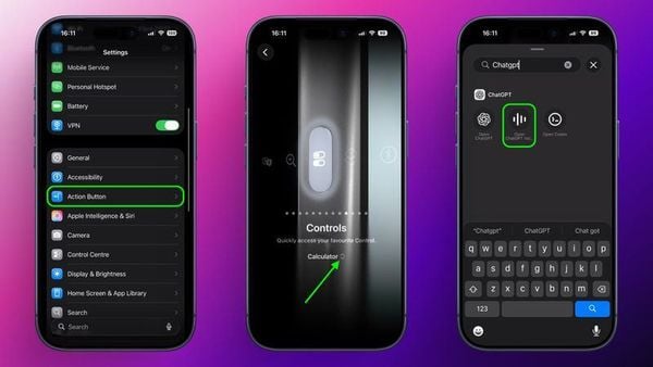Cách dùng ChatGPT cho nút Action trên iPhone 15 Pro