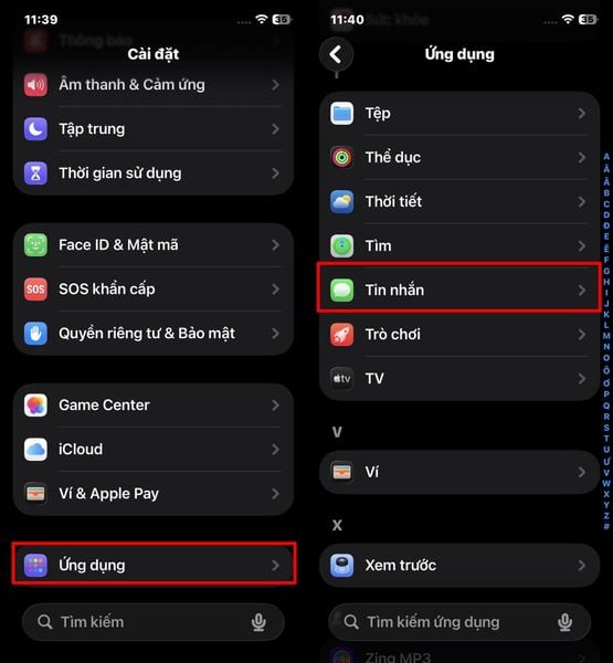 đổi hình nền tin nhắn trên iPhone