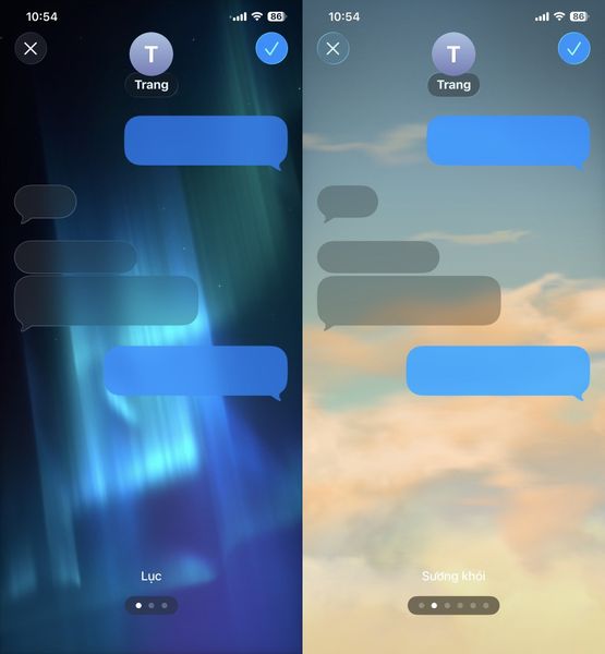 Tại sao không đổi được hình nền tin nhắn trên iPhone?