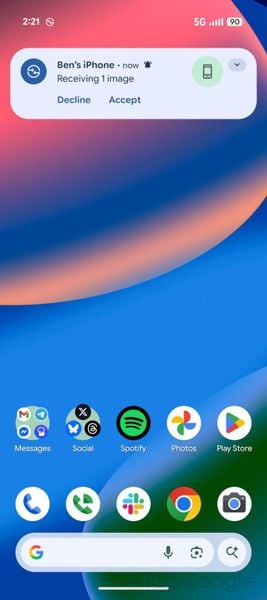 Cách bật Quick Share trên Android để chia sẻ với AirDrop trên iPhone