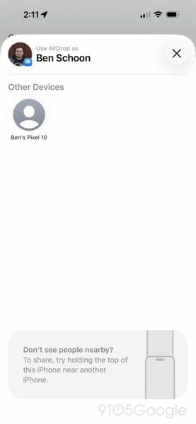 Cách bật Quick Share trên Android để chia sẻ với AirDrop trên iPhone