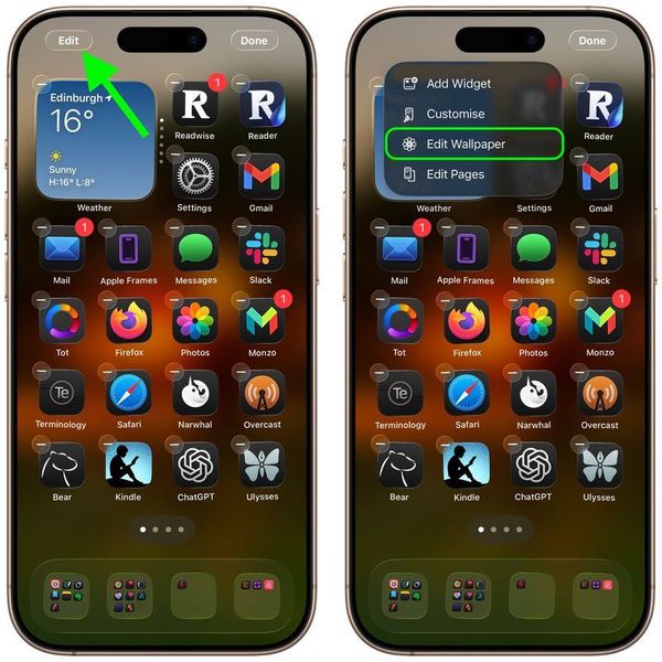 Cách tùy chỉnh hình nền màn hình chính iPhone đẹp hơn