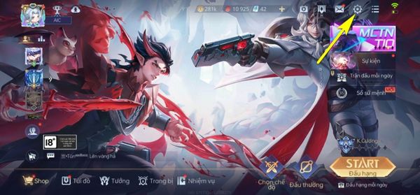 hao pin khi chơi Liên Quân