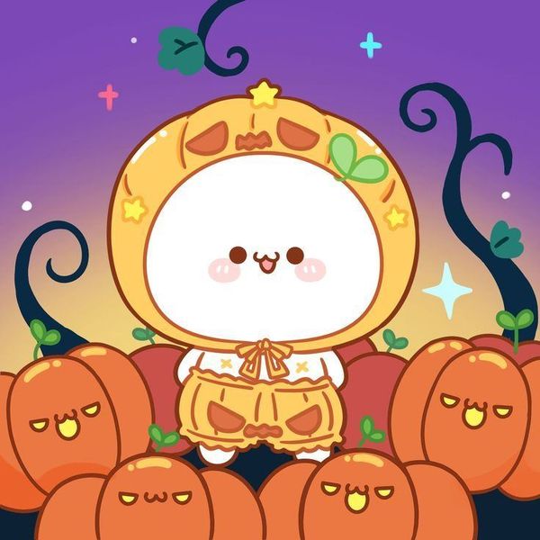 Hình nền Halloween dễ thương