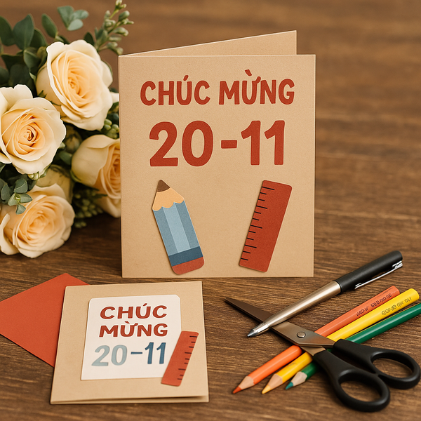 Thiệp handmade 20/11