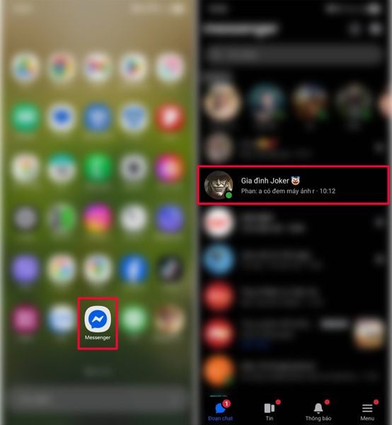 Dùng ảnh của mình để làm chủ đề cuộc trò chuyện Messenger