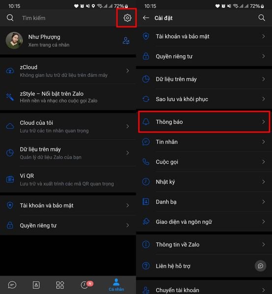 Zalo gọi đến không hiện lên màn hình