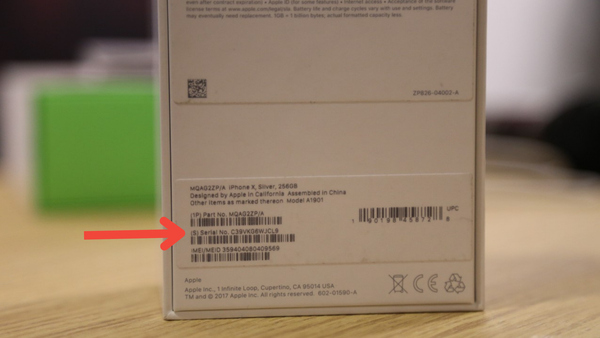 Số serial iPhone