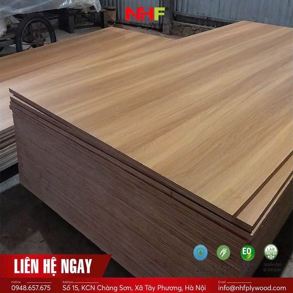 Các sản phẩm/ dịch vụ sản xuất cốt plywood đạt tiêu chuẩn ép Melamine của NHF Plywood
