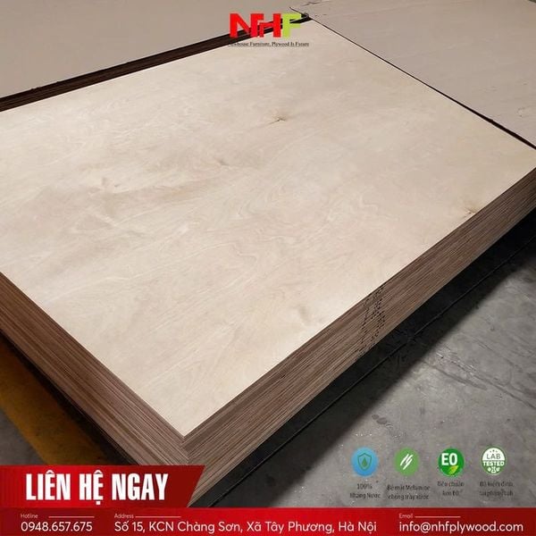 Cốt plywood đạt chuẩn ép Melamine, bề mặt ổn định