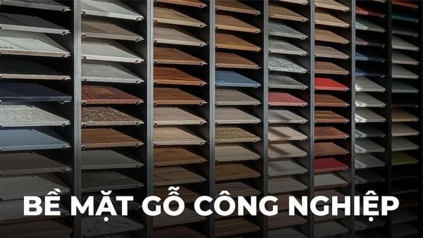 Bề mặt gỗ công nghiệp là gì?