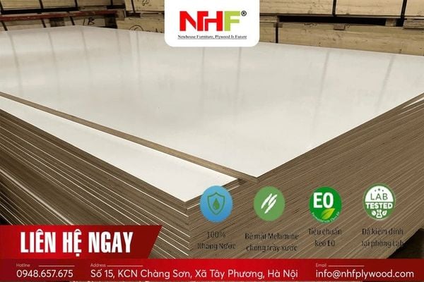 Đặc trưng của plywood phủ melamine trên cốt nhập khẩu