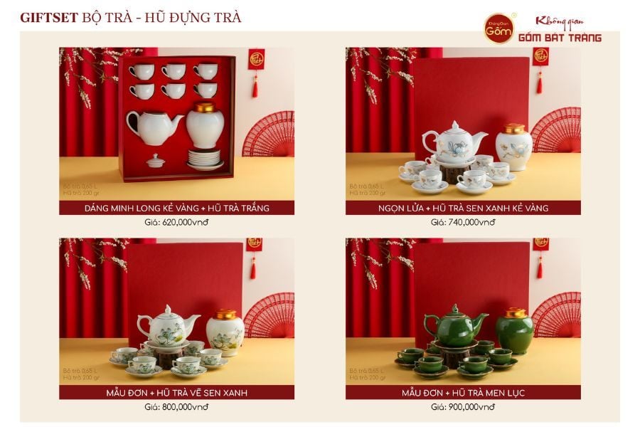 GIFTSET BỘ TRÀ - HŨ ĐỰNG TRÀ