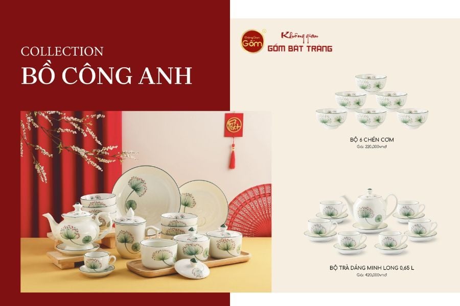 BỘ QUÀ TẶNG GỐM SỨ GIA DỤNG - TRANG TRÍ CAO CẤP