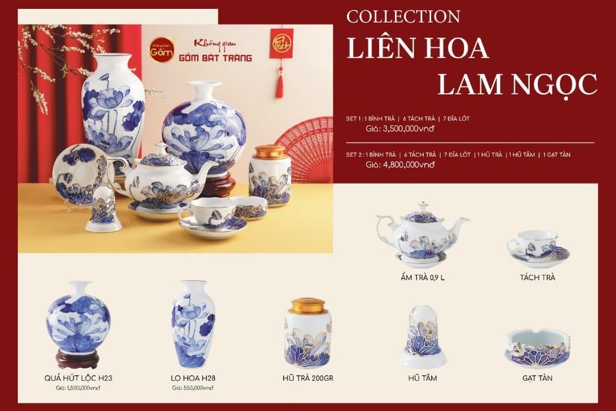 COLLECTION LIÊN HOA LAM NGỌC