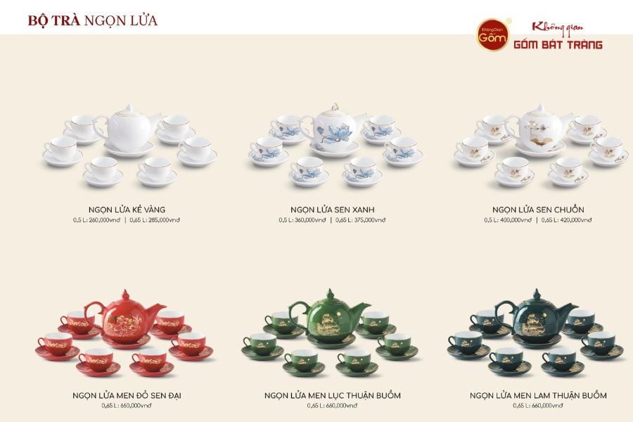 BỘ TRÀ NGỌN LỬA