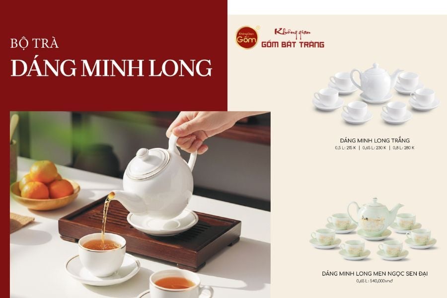 BỘ TRÀ DÁNG MINH LONG