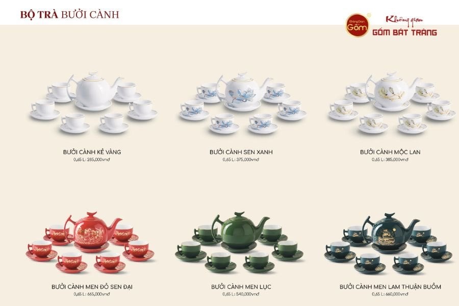 BỘ TRÀ BƯỞI CÀNH