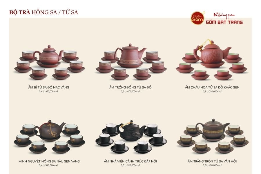 BỘ TRÀ HỒNG SA / TỬ SA