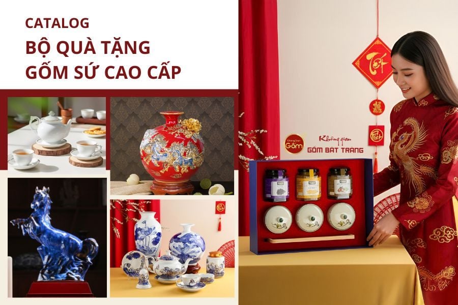 Gốm Tết 2026 - Sản Xuất Quà Tặng Gốm Sứ Cao Cấp Cho Doanh Nghiệp