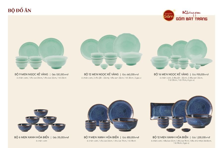 QUÀ TẶNG BỘ BÁT ĐĨA BÀN ĂN