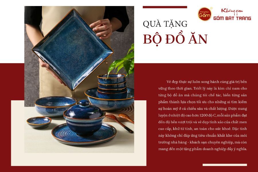 QUÀ TẶNG BỘ BÁT ĐĨA BÀN ĂN