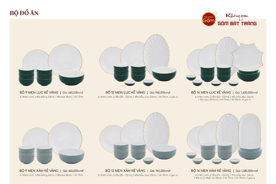 QUÀ TẶNG BỘ BÁT ĐĨA BÀN ĂN