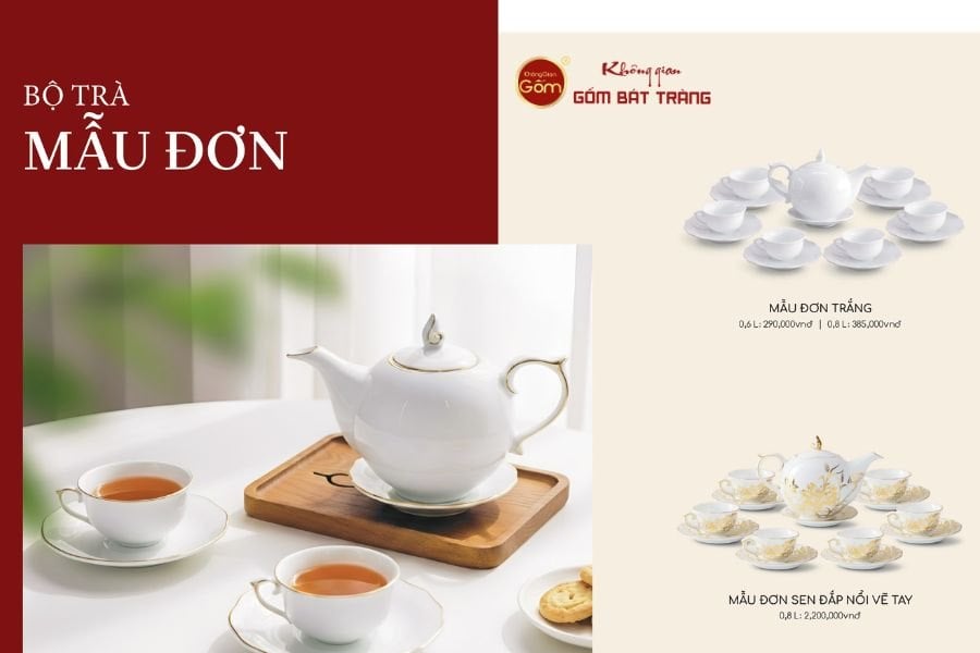 BỘ TRÀ MẪU ĐƠN