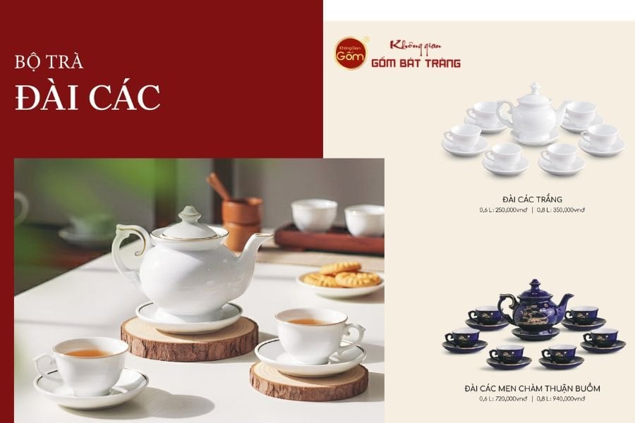 BỘ TRÀ ĐÀI CÁC