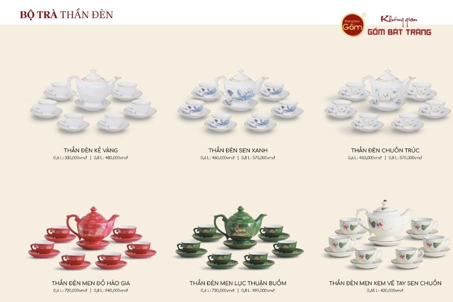 BỘ TRÀ THẦN ĐÈN