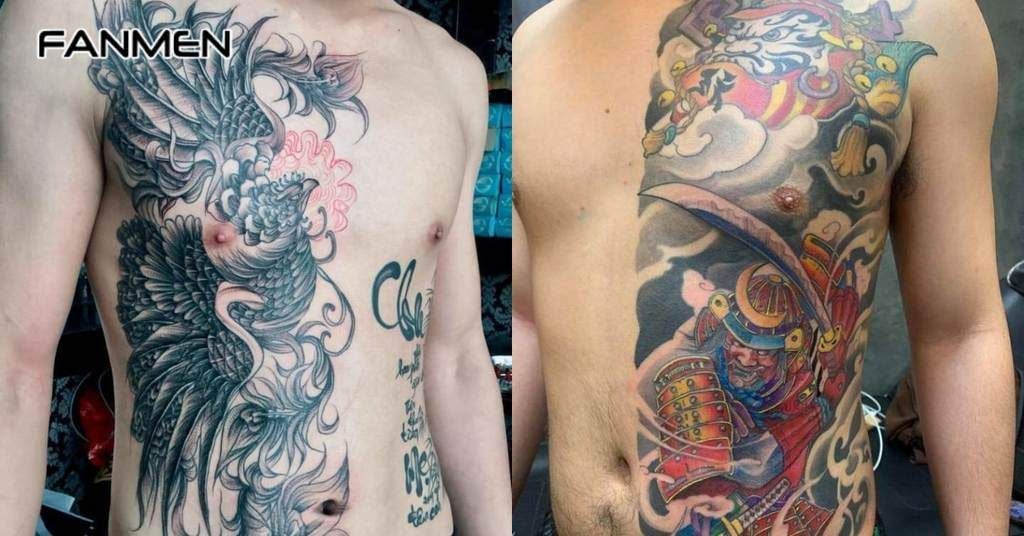 Các hình xăm nửa bụng cho nam