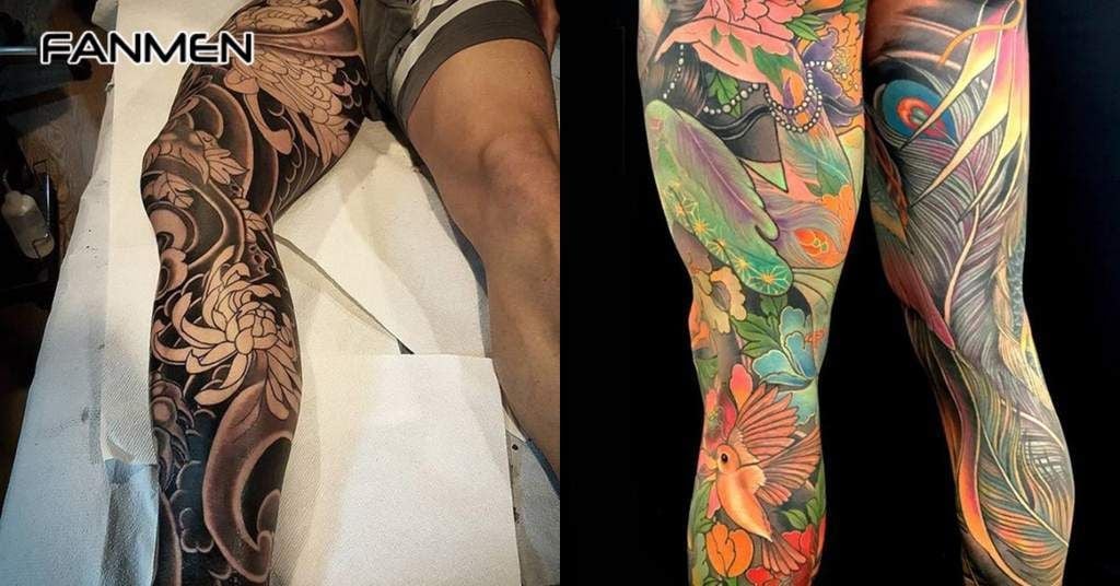 Full Leg Tattoo