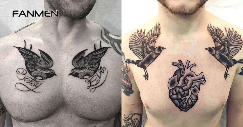 Hình xăm chim, đôi cánh