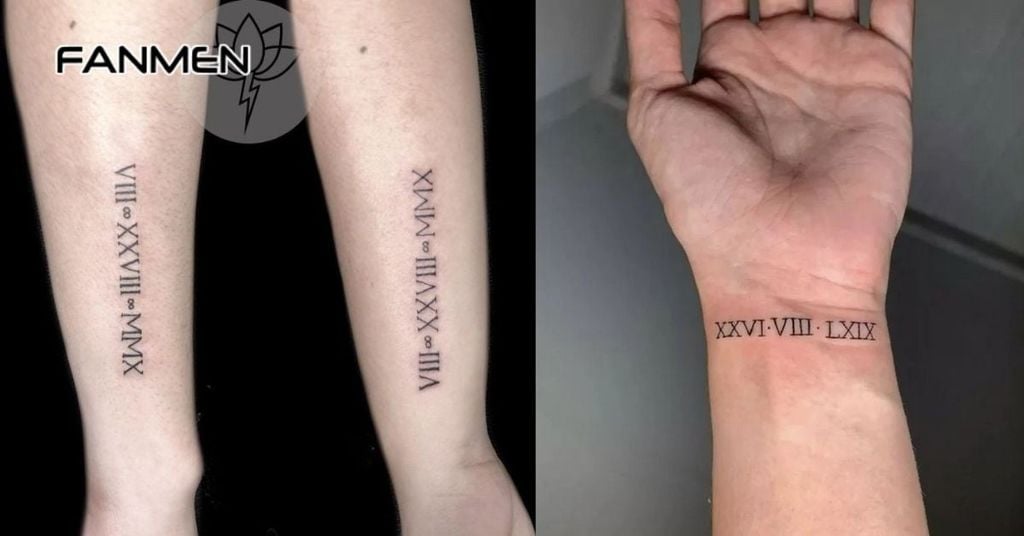 Hình xăm chữ số và con số