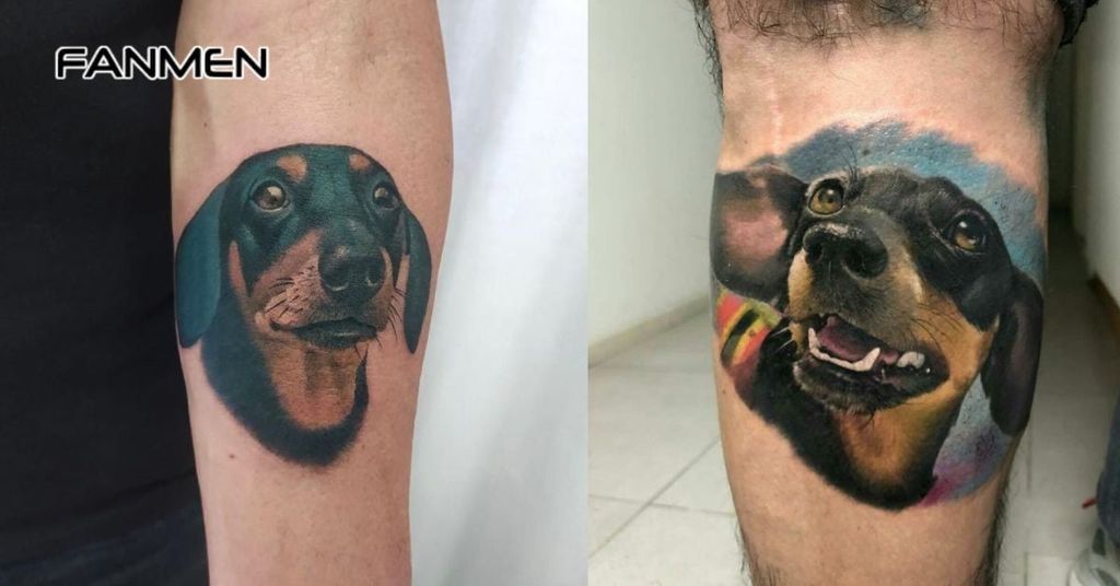 Hình xăm chú chó