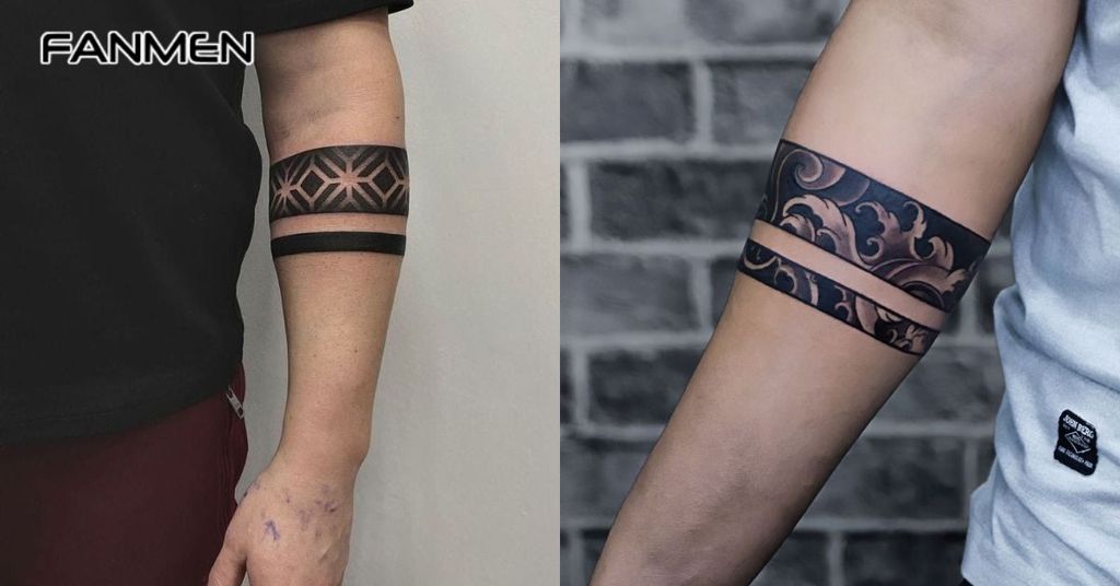 Hình xăm tay đẹp cho nam phong cách đơn giản