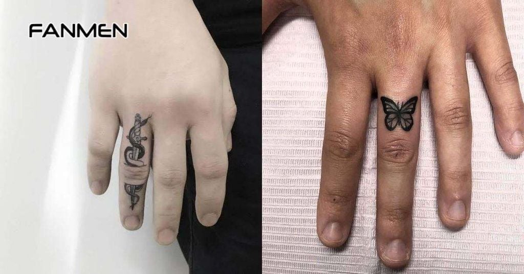 Hình xăm ngón tay nam cực đẹp phong cách động vật