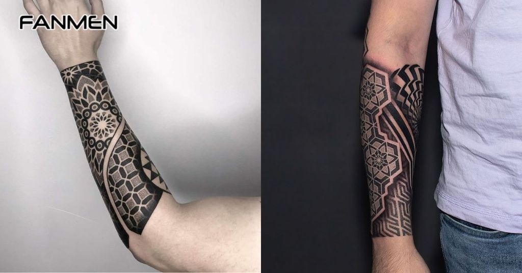 Hình xăm tay nam hoa văn đẹp