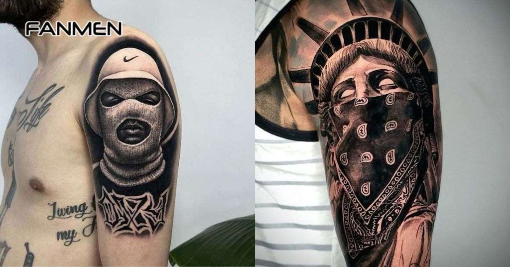 Hình xăm nửa tay cho nam mạnh mẽ, cá tính