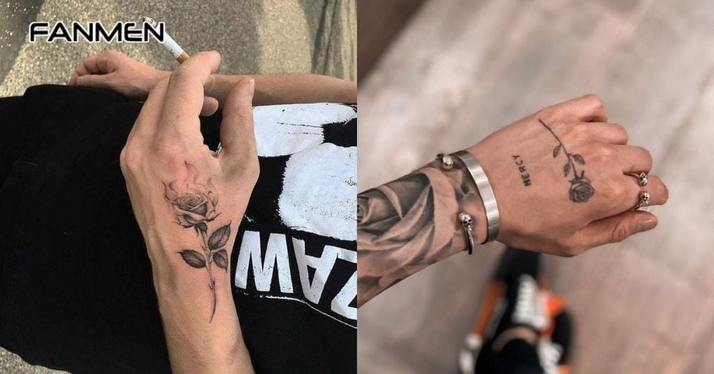 Hình xăm mini ở bàn tay