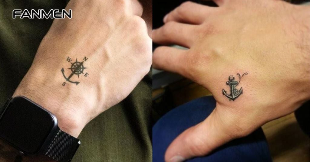 Hình xăm mini ở bàn tay