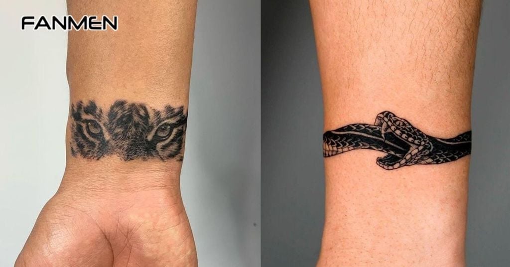 Hình xăm mini ở cổ tay