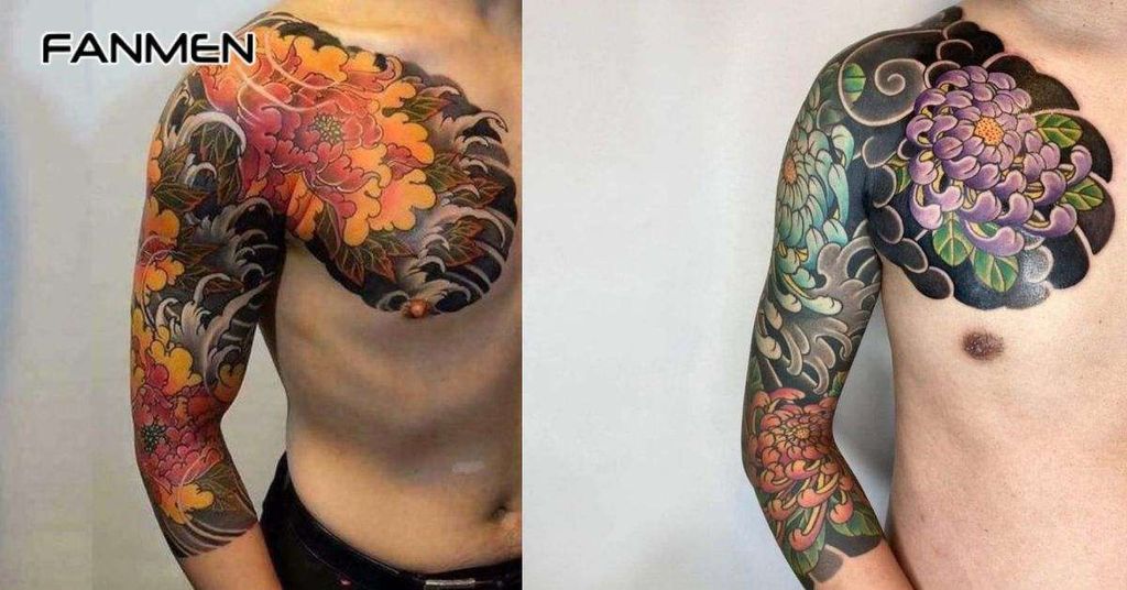 Hình xăm tay cho nam phong cách Nhật cổ