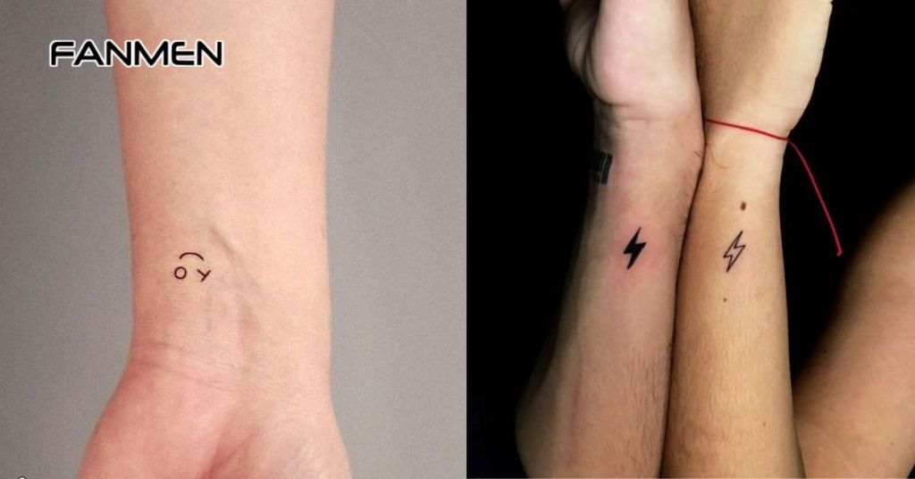 Hình xăm nhỏ ở cổ tay cho nam