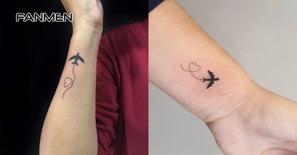 Hình xăm nhỏ ở cổ tay cho nam