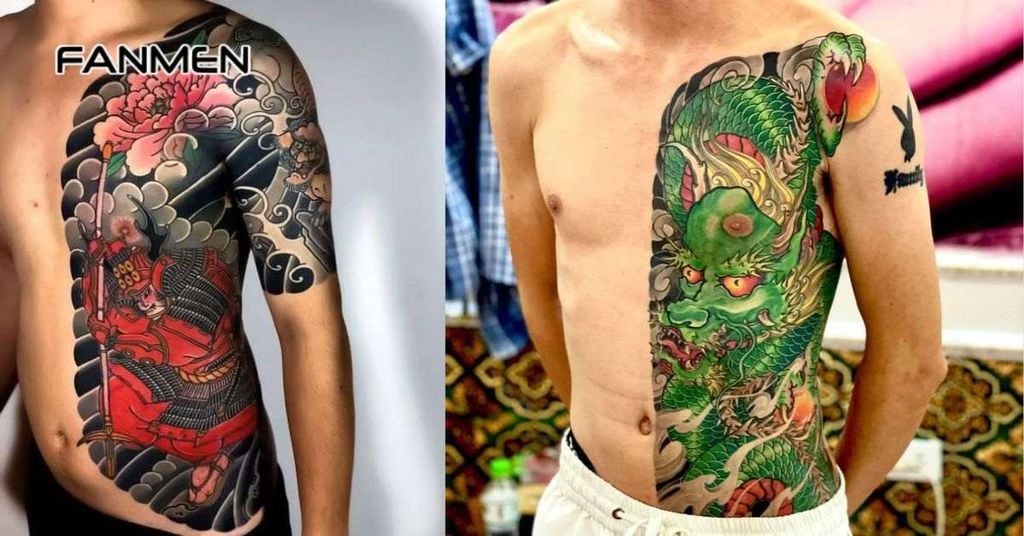 Hình xăm nửa người đẹp cho nam