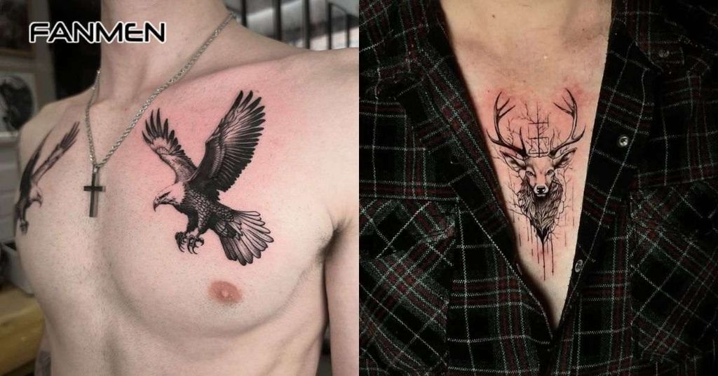 hình xăm ở ngưc nam nhỏ