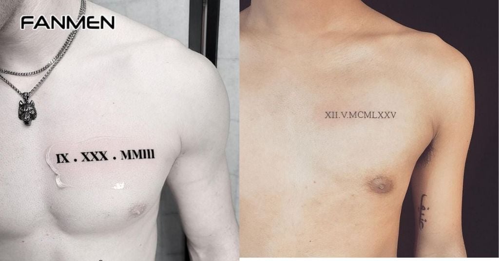 hình xăm ở ngưc nam nhỏ