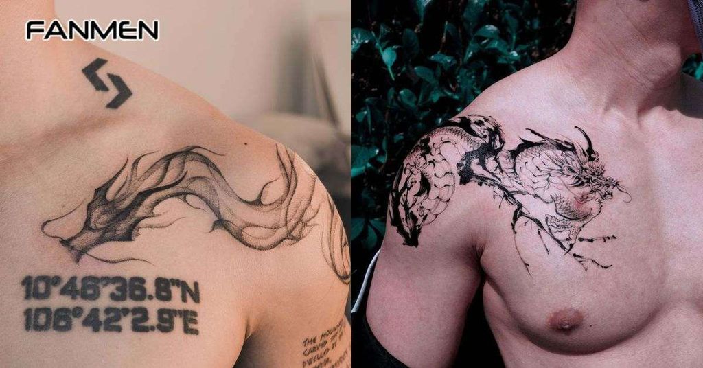 Hình xăm rồng ở ngực