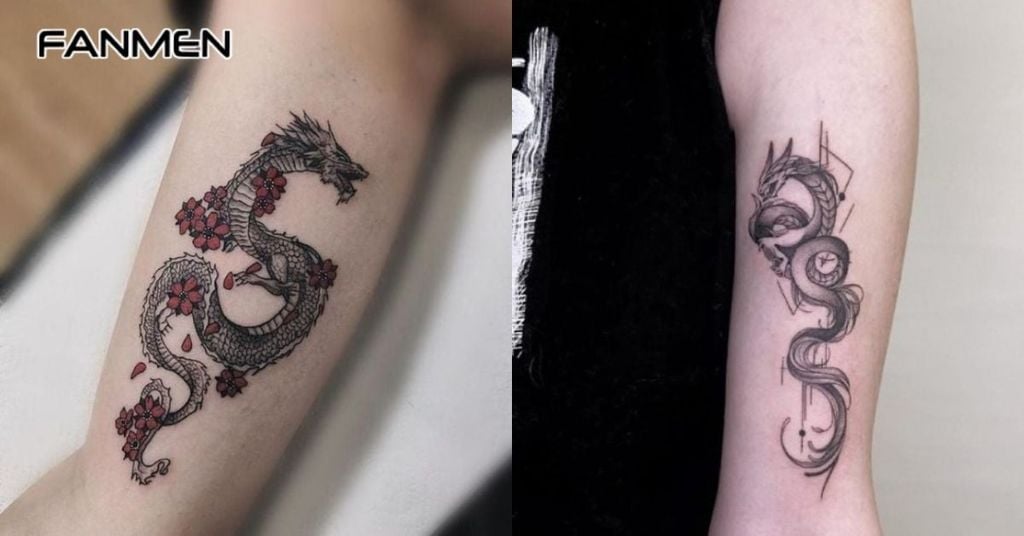 Hình xăm rồng ở tay